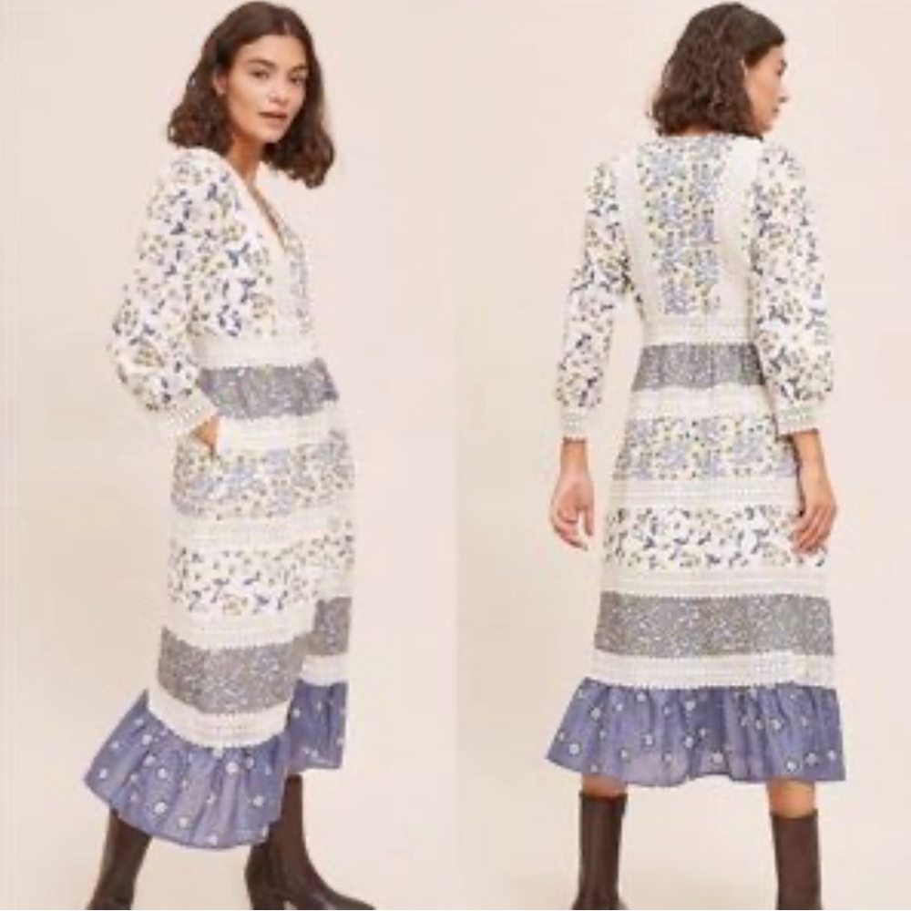 Anthropologie Roberta Midi Dress